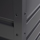 Skrzynia ogrodowa metalowa 1000l - 185x82x75 - Orto III Grindi - 5