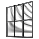 Przesuwna ścianka żaluzjowa panel do pergoli Kea - szara GRINDI IN THE GARDEN - 2