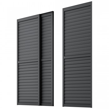 Przesuwna ścianka żaluzjowa panel do pergoli Kea - szara GRINDI IN THE GARDEN - 7