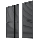 Przesuwna ścianka żaluzjowa panel do pergoli Kea - szara GRINDI IN THE GARDEN - 7