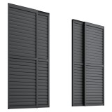 Przesuwna ścianka żaluzjowa panel do pergoli Kea - szara GRINDI IN THE GARDEN - 10