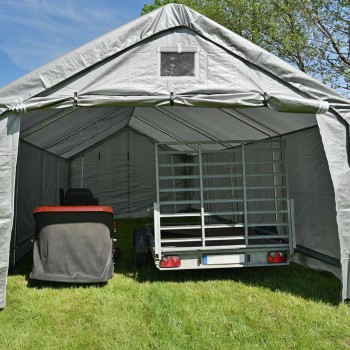 Namiot garażowy PE 300x700x274 szary - NG 3 GRINDI IN THE GARDEN - 5