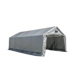 Namiot garażowy PE 400x800x305 szary - NG 5 GRINDI IN THE GARDEN - 1