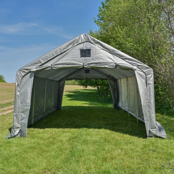 Namiot garażowy PE 400x800x305 szary - NG 5 GRINDI IN THE GARDEN - 5