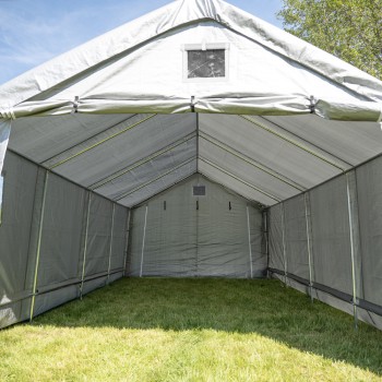 Namiot garażowy PE 400x800x305 szary - NG 5 GRINDI IN THE GARDEN - 6