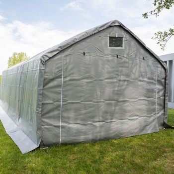 Namiot garażowy PVC 400x600x305 szary - NG 4 GRINDI IN THE GARDEN - 8