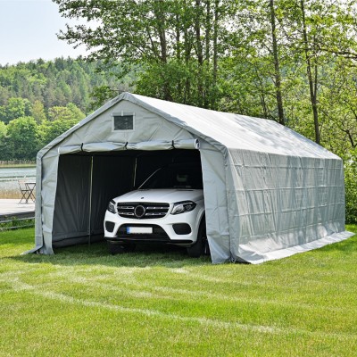 Namiot garażowy PVC 400x600x305 szary - NG 4 GRINDI IN THE GARDEN - 6