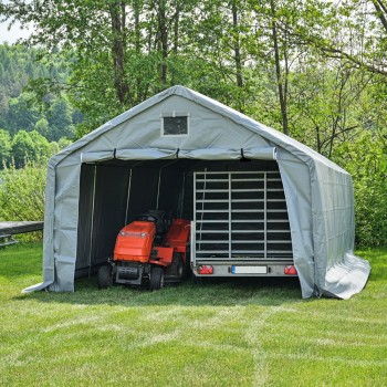 Namiot garażowy PVC 400x800x305 szary - NG 5 GRINDI IN THE GARDEN - 8