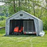 Namiot garażowy PVC 400x800x305 szary - NG 5 GRINDI IN THE GARDEN - 8