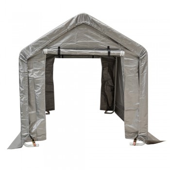 Namiot garażowy PE 180x240x180 szary - NG 7 GRINDI IN THE GARDEN - 2