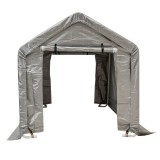 Namiot garażowy PE 180x240x180 szary - NG 7 GRINDI IN THE GARDEN - 2