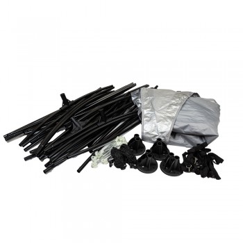 Namiot ogrodowy imprezowy PE 365x365cm pawilon - Kore II GRINDI IN THE GARDEN - 21