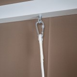 Leżak huśtawka ogrodowa z zadaszeniem - Sumba I - 236x180x210 biała GRINDI IN THE GARDEN - 6