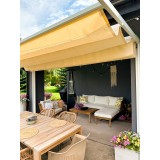 Pergola tarasowa, biała aluminiowa automatyczny dach - Paros I 3x4m Grindi - 3