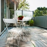 Zestaw mebli ogrodowych - metalowy składany - Keli I GRINDI IN THE GARDEN - 2