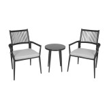 Zestaw mebli ogrodowych szary - Jambi I GRINDI IN THE GARDEN - 1