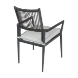 Zestaw mebli ogrodowych szary - Jambi I GRINDI IN THE GARDEN - 5