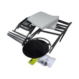 Zestaw mebli ogrodowych szary - Jambi I GRINDI IN THE GARDEN - 15