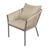 Zestaw mebli ogrodowych szare - Paga I Grindi - 5