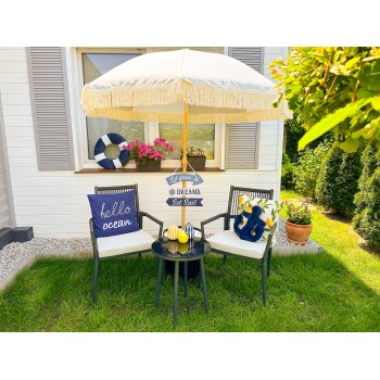 Zestaw mebli ogrodowych szary - Jambi I GRINDI IN THE GARDEN - 3