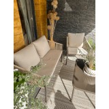 Zestaw mebli ogrodowych szare - Paga I Grindi - 2