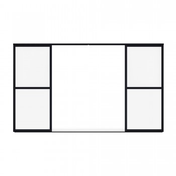 Przesuwna ścianka z poliwęglanem panel do pergoli Kea - szara GRINDI IN THE GARDEN - 9