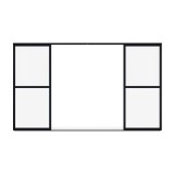 Przesuwna ścianka z poliwęglanem panel do pergoli Kea - szara GRINDI IN THE GARDEN - 9