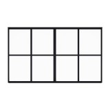 Przesuwna ścianka z poliwęglanem panel do pergoli Kea - szara GRINDI IN THE GARDEN - 13