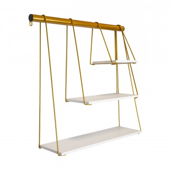 Półka ścienna wisząca LOFT drewniana - FUL 1 Domax Home - 1