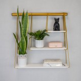 Półka ścienna wisząca LOFT drewniana - FUL 1 Domax Home - 2