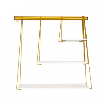 Półka ścienna wisząca LOFT drewniana - FUL 1 Domax Home - 4