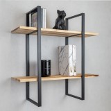 Półka ścienna wisząca LOFT drewniana - SFL 1 Domax Home - 2