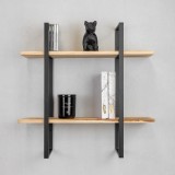 Półka ścienna wisząca LOFT drewniana - SFL 1 Domax Home - 3