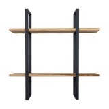 Półka ścienna wisząca LOFT drewniana - SFL 1 Domax Home - 9