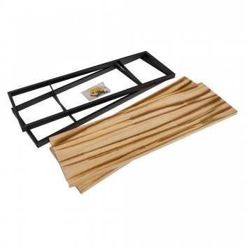 Półka ścienna wisząca LOFT drewniana - SFL 1 Domax Home - 10