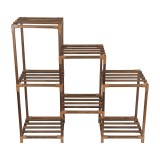 Stojak na kwiaty drewniany, 82x87x30 - Galium I GRINDI IN THE GARDEN - 3