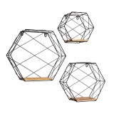 Półka ścienna wisząca LOFT drewniana - SFL 4 Domax Home - 1