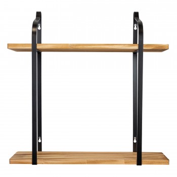 Półka ścienna wisząca LOFT drewniana - SFL 2 Domax Home - 4