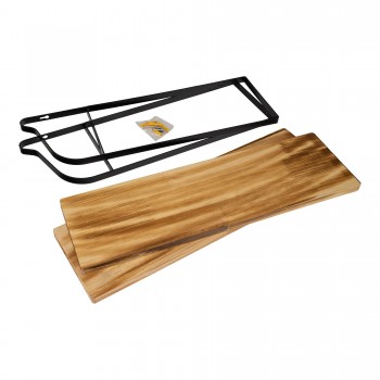 Półka ścienna wisząca LOFT drewniana - SFL 2 Domax Home - 5