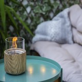 Biokominek wolnostojący okrągły 12x20 imitacja drewna - Lawu I GRINDI IN THE GARDEN - 2