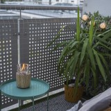 Biokominek wolnostojący okrągły 12x20 imitacja drewna - Lawu I GRINDI IN THE GARDEN - 5