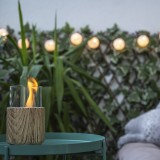 Biokominek wolnostojący okrągły 12x20 imitacja drewna - Lawu I GRINDI IN THE GARDEN - 6