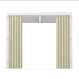 Zasłona do pergoli Kea - beżowa GRINDI IN THE GARDEN - 1