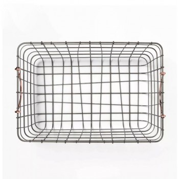 Kosz druciany metalowy z uchwytami - KDF 1 Domax Home - 3