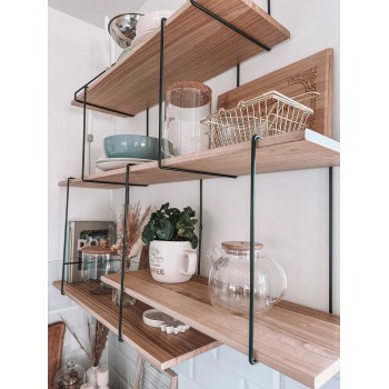 Półka ścienna wisząca LOFT drewniana - FCL 1 Domax Home - 8