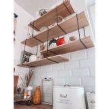 Półka ścienna wisząca LOFT drewniana - FCL 1 Domax Home - 9