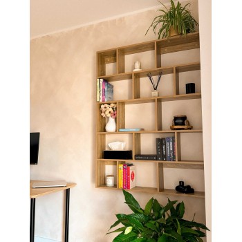 Regał wiszący modułowy na książki - FTS 4 Domax Home - 8