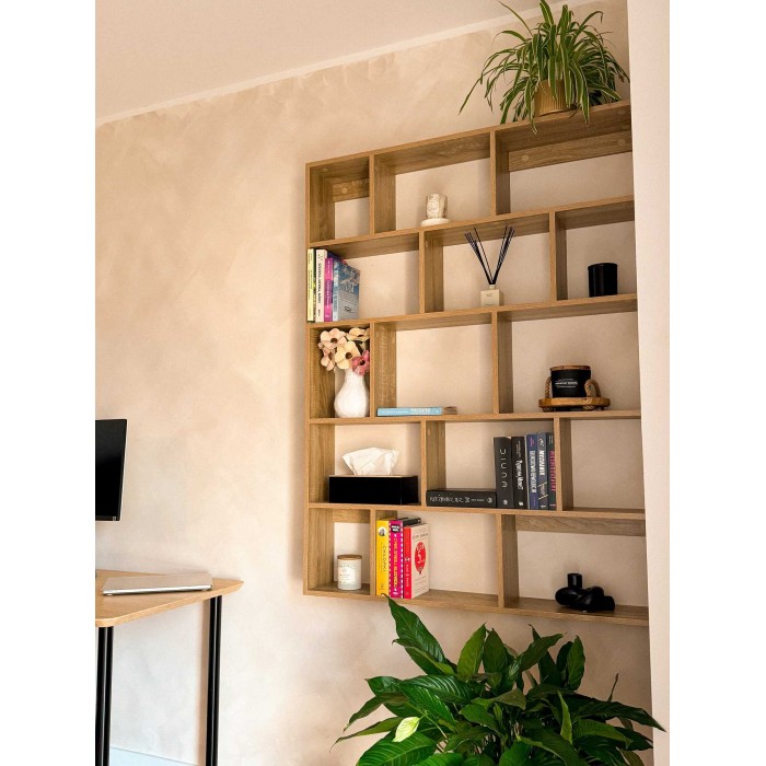 Regał wiszący modułowy na książki - FTS 4 Domax Home - 8