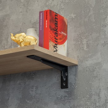 Wspornik do półki podpora czarna - WFW Domax Home - 4