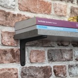 Wspornik do półki podpora czarna - WFM Domax Home - 4